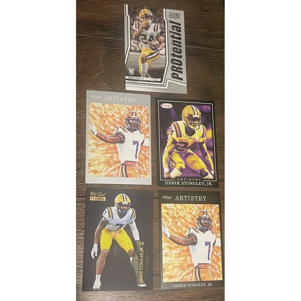 Derek Stingley 5 rookie card lot  ALWAYS OPEN TO OFFERS!!!